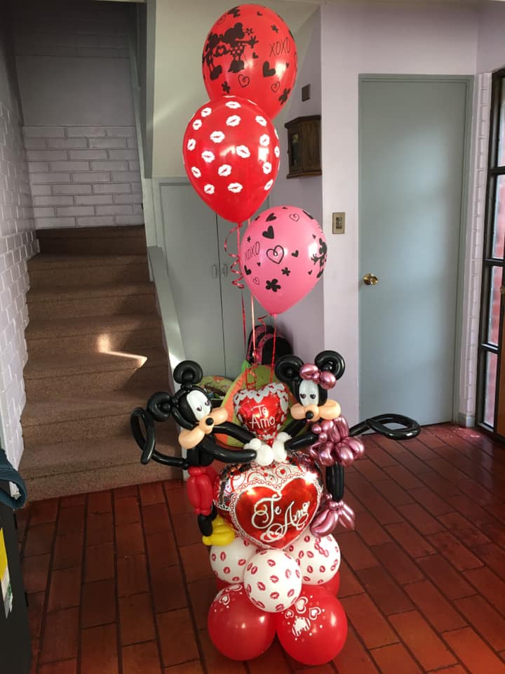 Bouquet Mickey y Minnie enamorados
